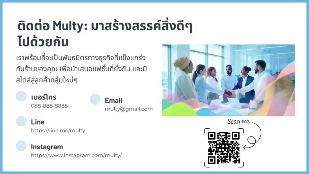 เทคนิคติดต่อร้านมัลติแบรนด์ให้ “อยากรับฝากขายทันที!”