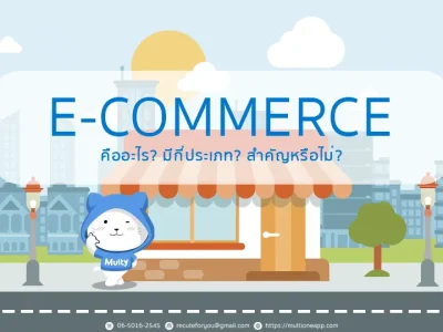 ระบบขายออนไลน์ (E-Commerce) คืออะไร? มีกี่ประเภท? สำคัญอย่างไร?​